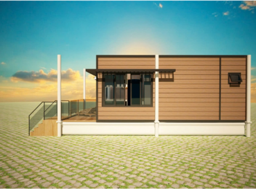 BUNGALOW 1 PHÒNG NGỦ, TỰ NỔI, 4.0 x 6.0 m = 24 m2   