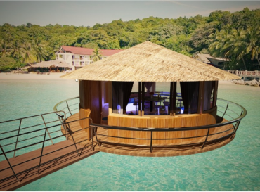 BUNGALOW BAR NỔI NÓN THÚNG 6.0 – 7.8 M,  36 CHỖ  